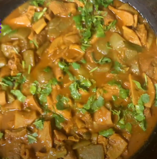Carri Tripe d'agneau( Mauritian style tripe/ ojri curry)